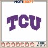 TCU Embroidery Design - 3 Sizes 1 TCU Embroidery Design 3 Sizes