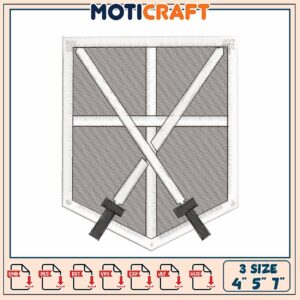 Survey Corps Emblem Embroidery Design