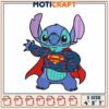 Superhero Stitch Embroidery Pattern of Adorable Cartoon Character