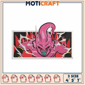 Super Buu Embroidery Patch 4x7 Inch