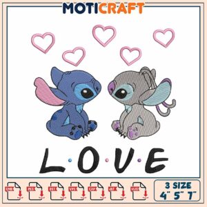 Stitch Love Embroidery Design Stitch Love Embroidery Design