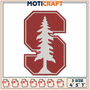 Stanford Tree Embroidery Design