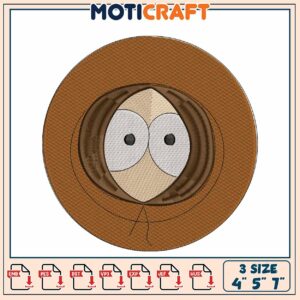 Stan Marsh Embroidery Design 4x5x7 Inch