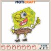 SpongeBob Embroidery Design 3 Sizes