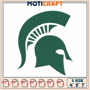 Spartan Helmet Embroidery Design Instant Download Multiple Sizes