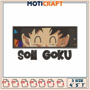 Son Goku Embroidery Design Patch