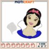 Snow White Embroidery Design Digital Files for Crafting Projects
