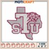 SLU Texas Embroidery Design 3 Sizes