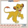 Simba Embroidery Design 3 Sizes