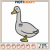 Silly Goose Embroidery Design 4x5x7