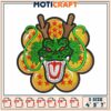 Shenron Dragon Embroidery Design 4x5x7 Inch