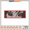Sharingan Eyes Embroidery Design