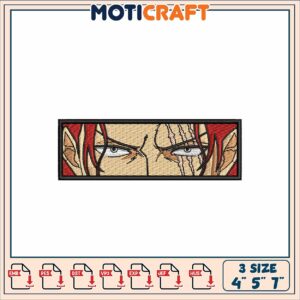 Shanks Embroidery Design 4x7 Inch