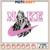 Scream Nike Embroidery Design