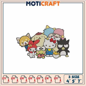 Sanrio Friends Embroidery Designs