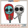Sally Jack Skellington Embroidery Design