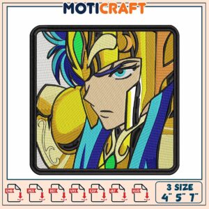 Saint Seiya Embroidery Patch Design