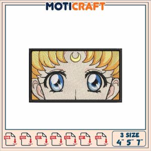 Sailor Moon Eyes Embroidery Design