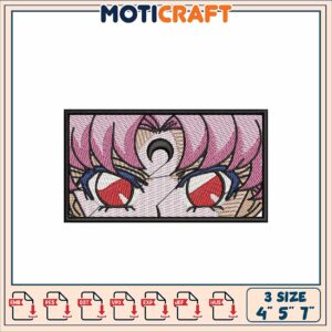 Sailor Moon Inspired Embroidery Patch Design for Craft Projects