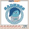 Sadness Embroidery Design 3 Sizes