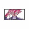 Rose Goku Black Embroidery Patch