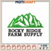 Rocky Ridge Farm Supply Embroidery Design