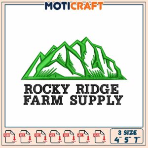 Rocky Ridge Farm Supply Embroidery Design