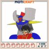 Robot Pilot Embroidery Design 4x5x7