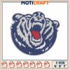 Roaring Bear Embroidery Design 3 Sizes