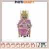 Regal Character Embroidery Design for Unique Home Decor Items