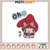 Red Hood Embroidery Design 4x5x7 Inch