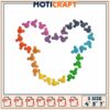 Rainbow Mickey Heart Embroidery Design