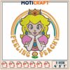 Princess Peach Embroidery Design