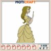 Princess Belle Embroidery Design 4x7
