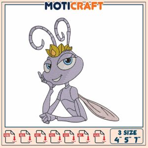 Princess Atta Embroidery Design