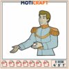 Prince Charming Embroidery Design 4x5x7 Inch
