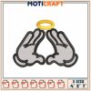 Praying Hands Embroidery Design