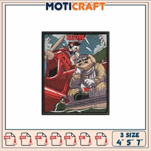Porco Rosso Embroidery Patch 3 Sizes