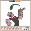 Popeye Embroidery Design 3 Sizes