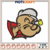 Popeye Embroidery Design for Crafting Fun Unique Patterns