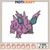 Pokemon Ninetales Embroidery Design 4x5x7 Inch