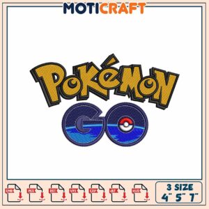 Pokemon Go Embroidery Designs