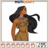 Pocahontas Embroidery Design 3 Sizes