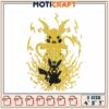 Pikachu Lightning Bolt Embroidery Design for Crafting Projects