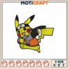 Pikachu Naruto Embroidery Design
