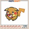 Pikachu Embroidery Design Cute Pattern for Machine Stitching Files