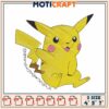 Pikachu Embroidery Design 3 Sizes