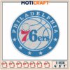 Philadelphia 76ers Embroidery Design 3 Sizes