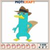 Perry the Platypus Embroidery Design 1 Perry the Platypus Embroidery Design