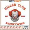 Pennywise Killer Club Embroidery Design
